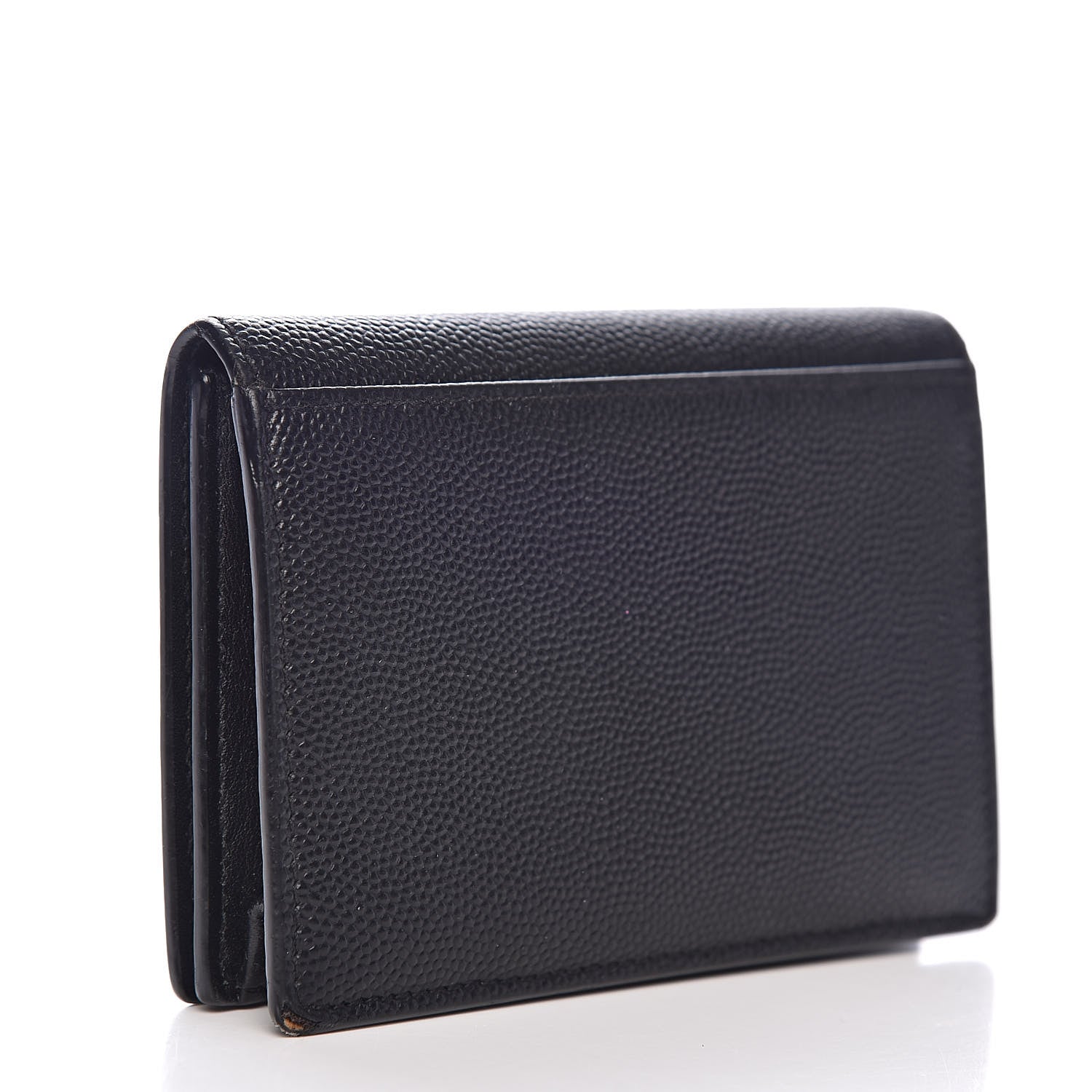 Saint Laurent Grain De Poudre Business Card Case Black 3 of 12