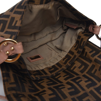Fendi Zucca Cuoio Lucido Small Chef Shoulder Bag Tobacco Bois de Rose 5 of 8