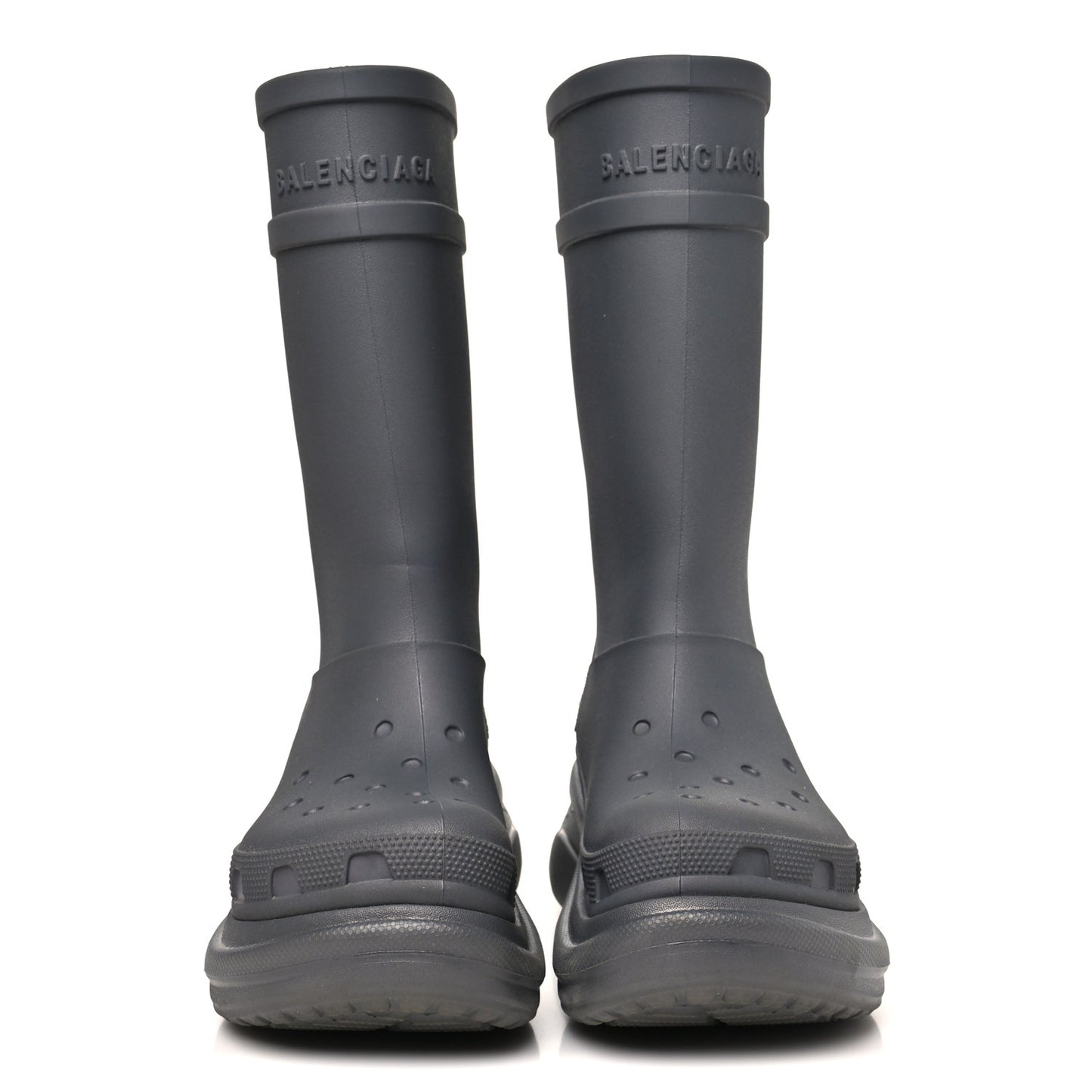 X CROCS Rubber Womens Rain Boots 37 Grafite