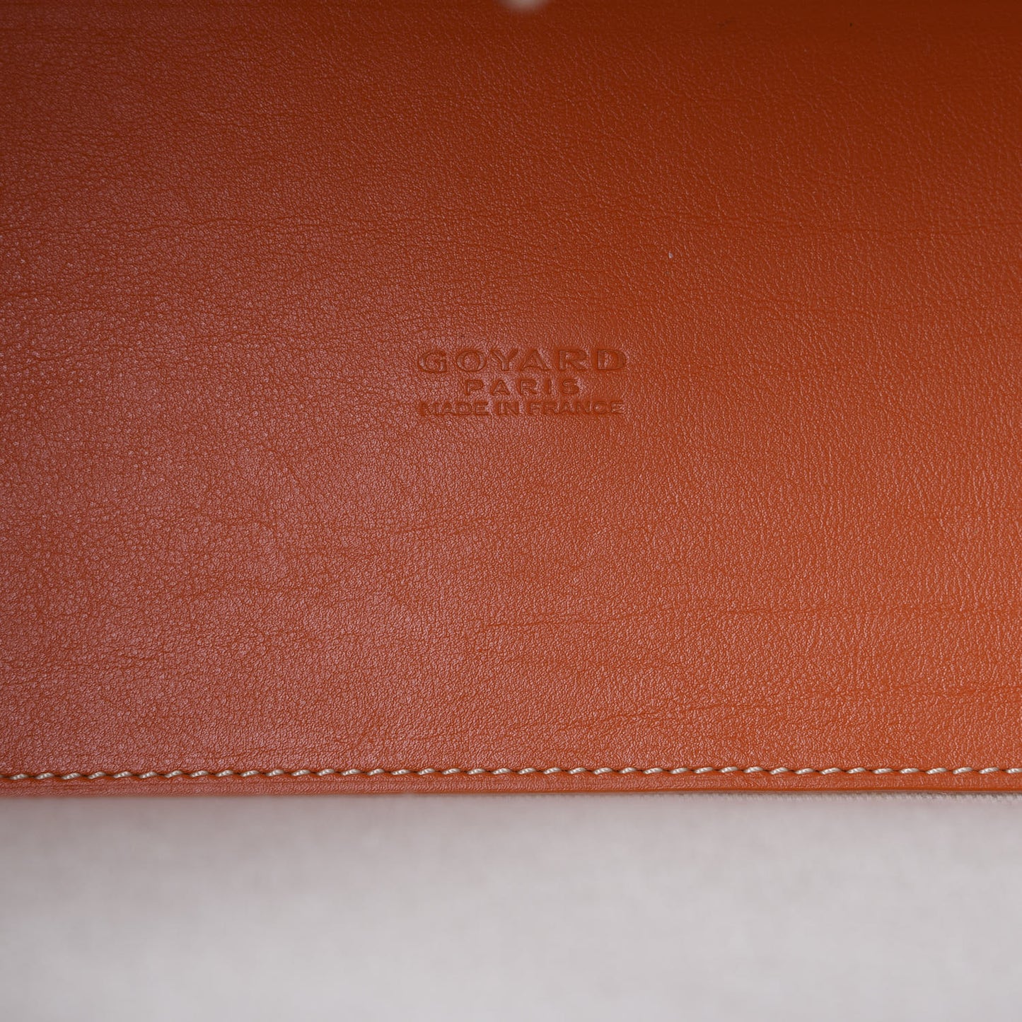 Goyardine Marquises Tote Orange