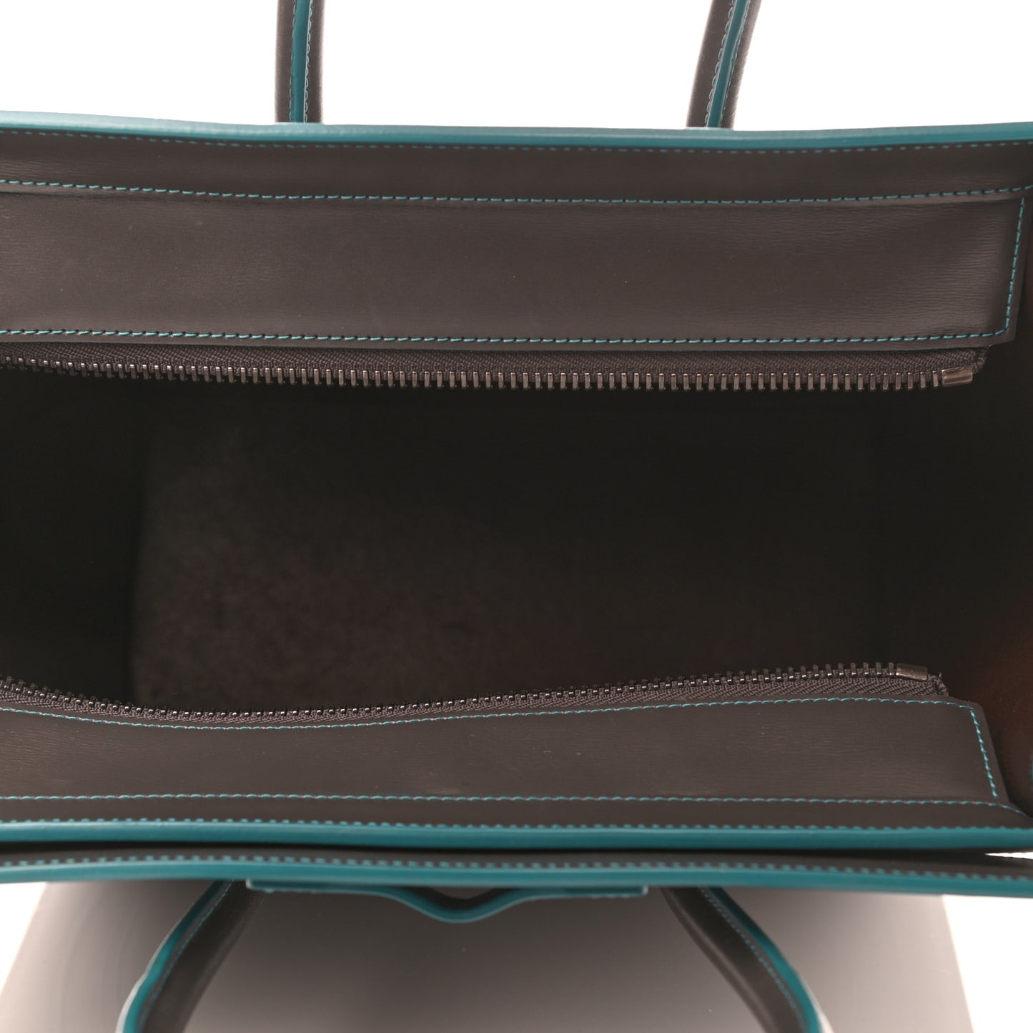 Satin Debossed Calfskin Micro Luggage Anthracite