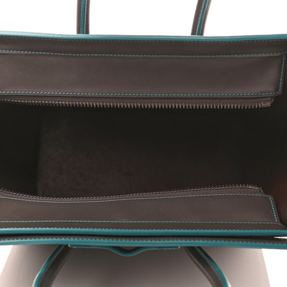 Celine Satin Debossed Calfskin Micro Luggage Anthracite 4 of 4