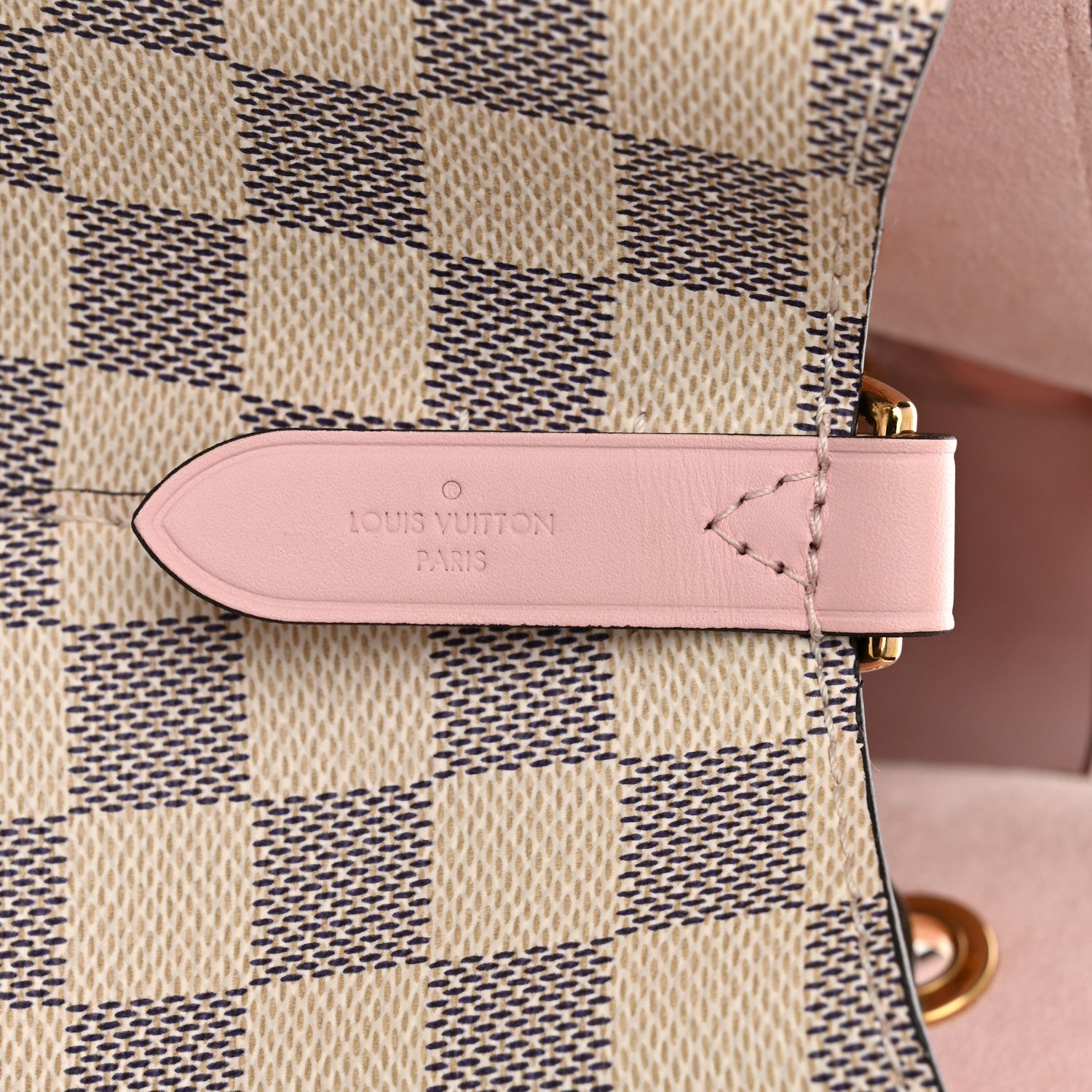 Louis Vuitton Damier Azur Neonoe MM Eau De Rose 5 of 9