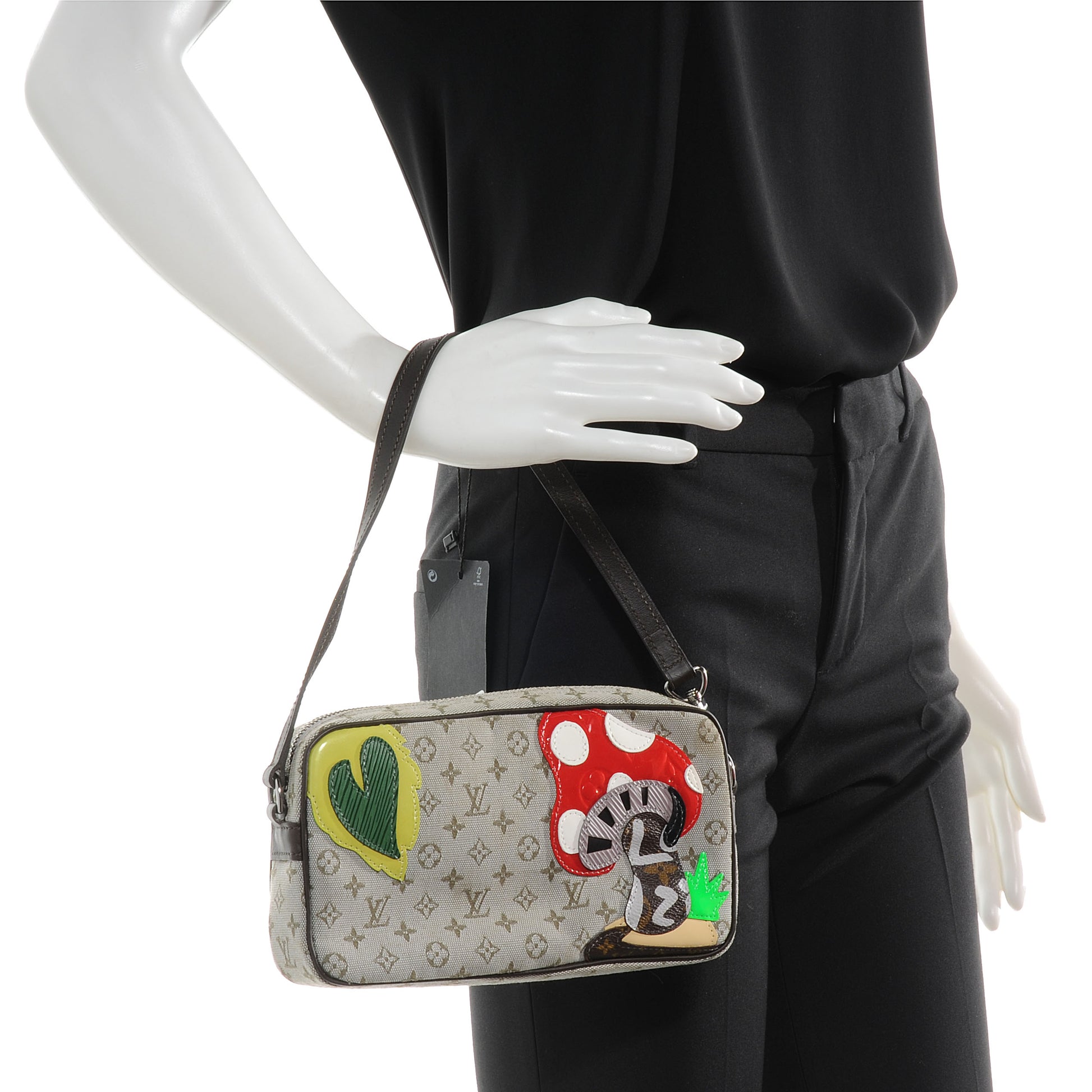 Louis Vuitton Mini Monogram Conte de Fees Mushroom Pochette Kaki 2 of 7