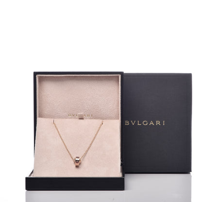 Bulgari 18K Rose Gold Amethyst Pink Tourmaline BVLGARI BVLGARI Pendant Necklace 9 of 9