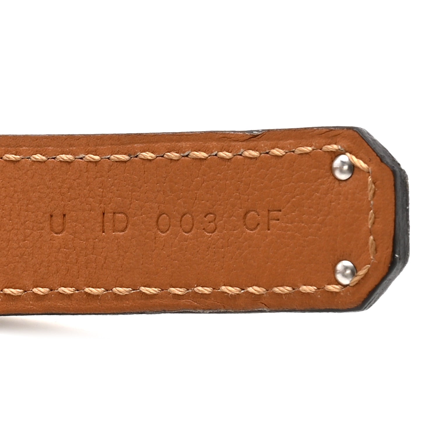 Hermes Epsom Kelly Belt White 3 of 5