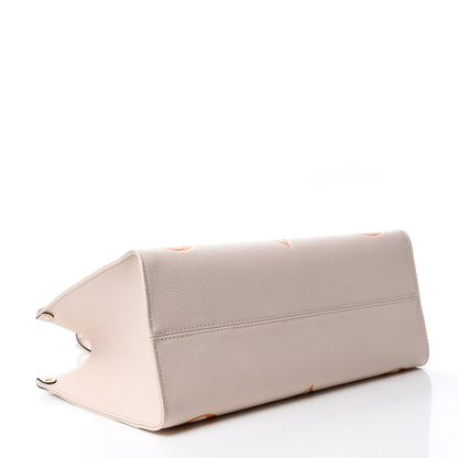 Louis Vuitton Empreinte Monogram Giant By The Pool Onthego MM Cream Saffron 4 of 10