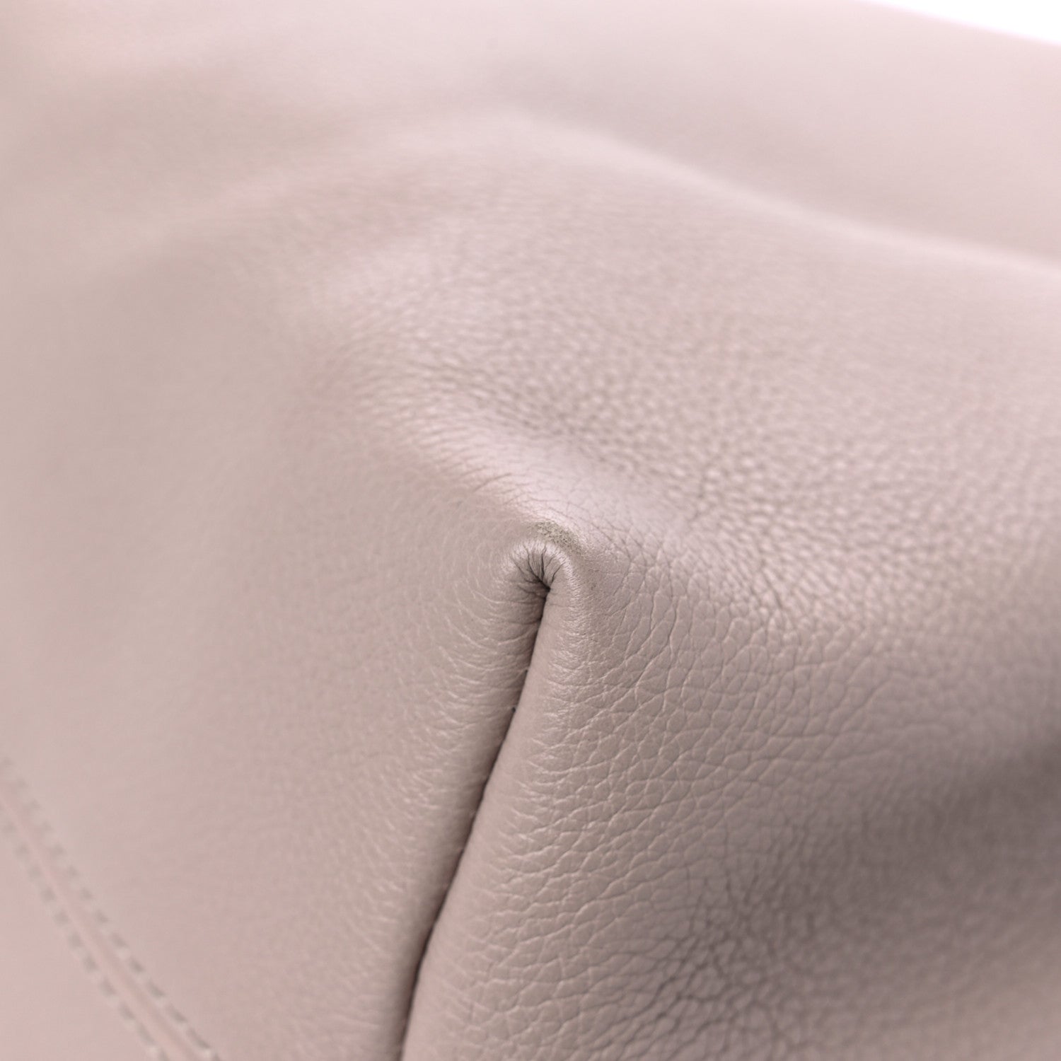 Louis Vuitton Calfskin Lockme Bucket MM Greige 10 of 13