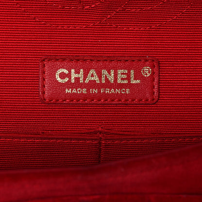 Chanel Velvet Quilted Medium Double Flap Red 6 of 19