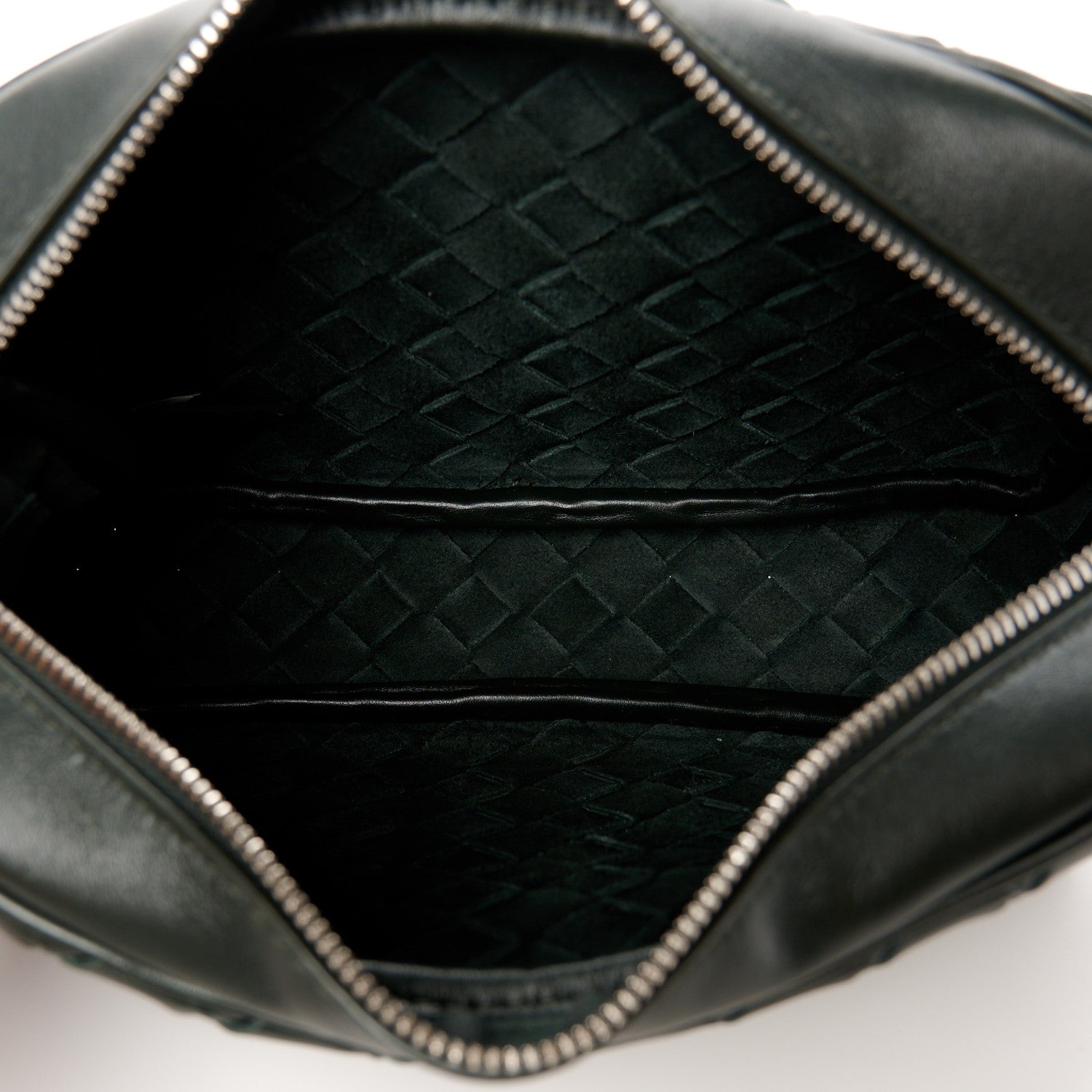 Bottega Veneta Calfskin Intrecciato Small Camera Bag Dark Green 5 of 11