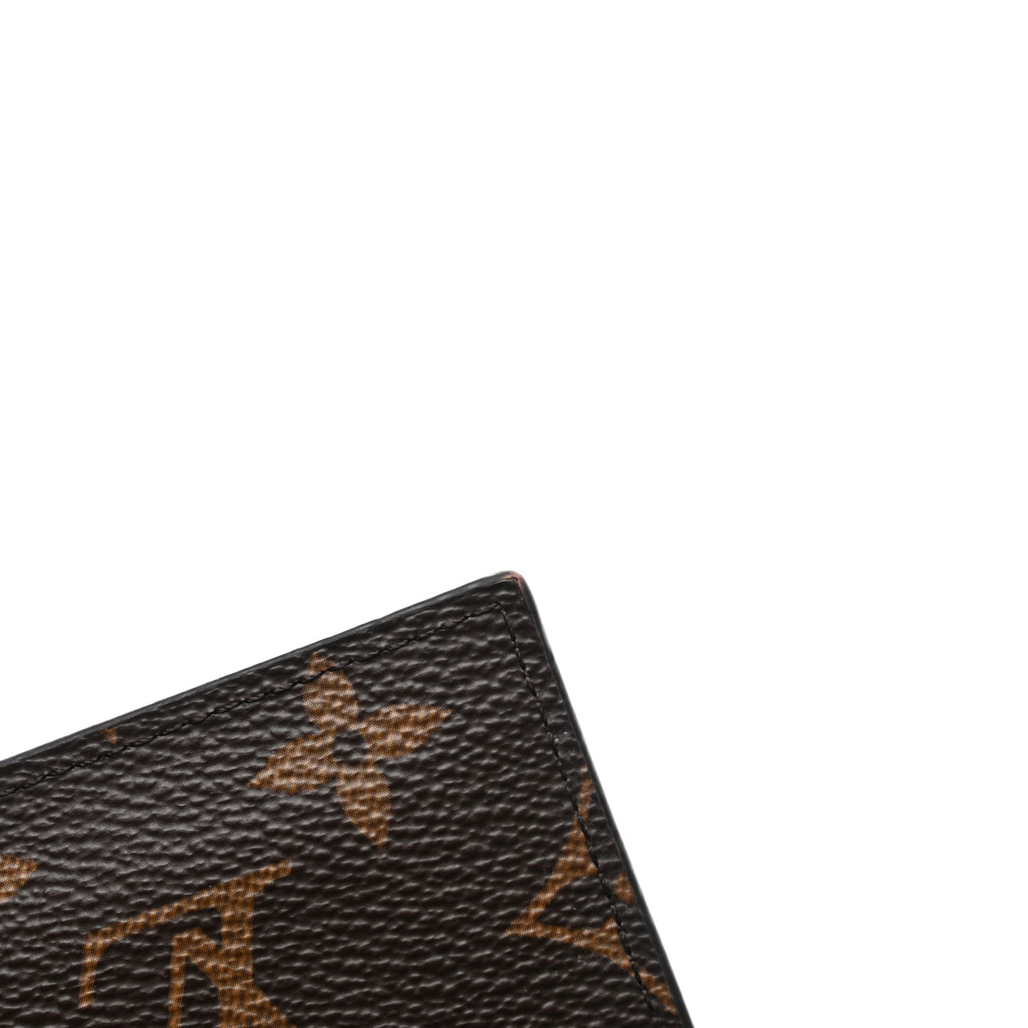 Monogram Macassar Passport Cover Sari Red