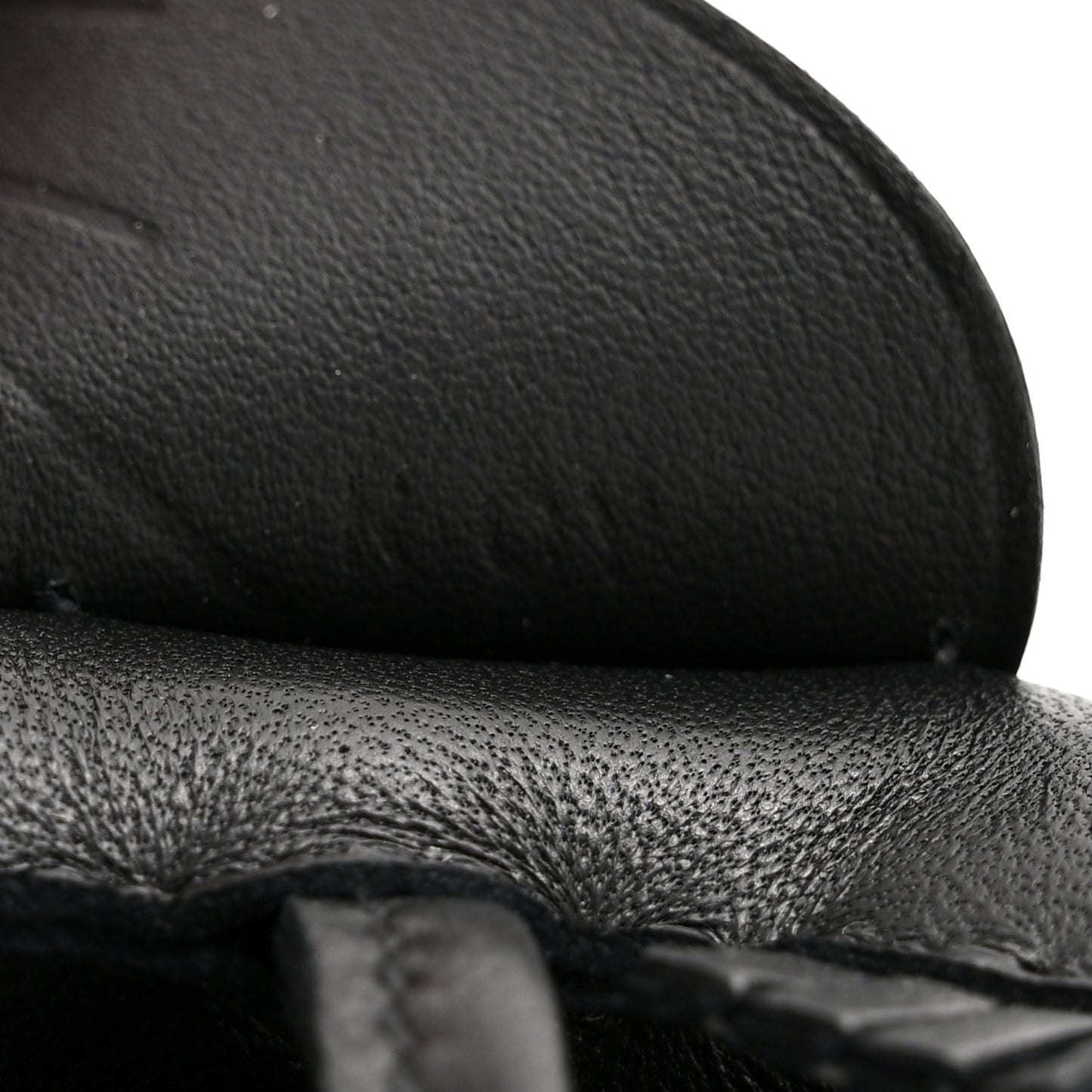Milo Lambskin Grigri Rodeo Pegase Horse Bag Charm PM So Black