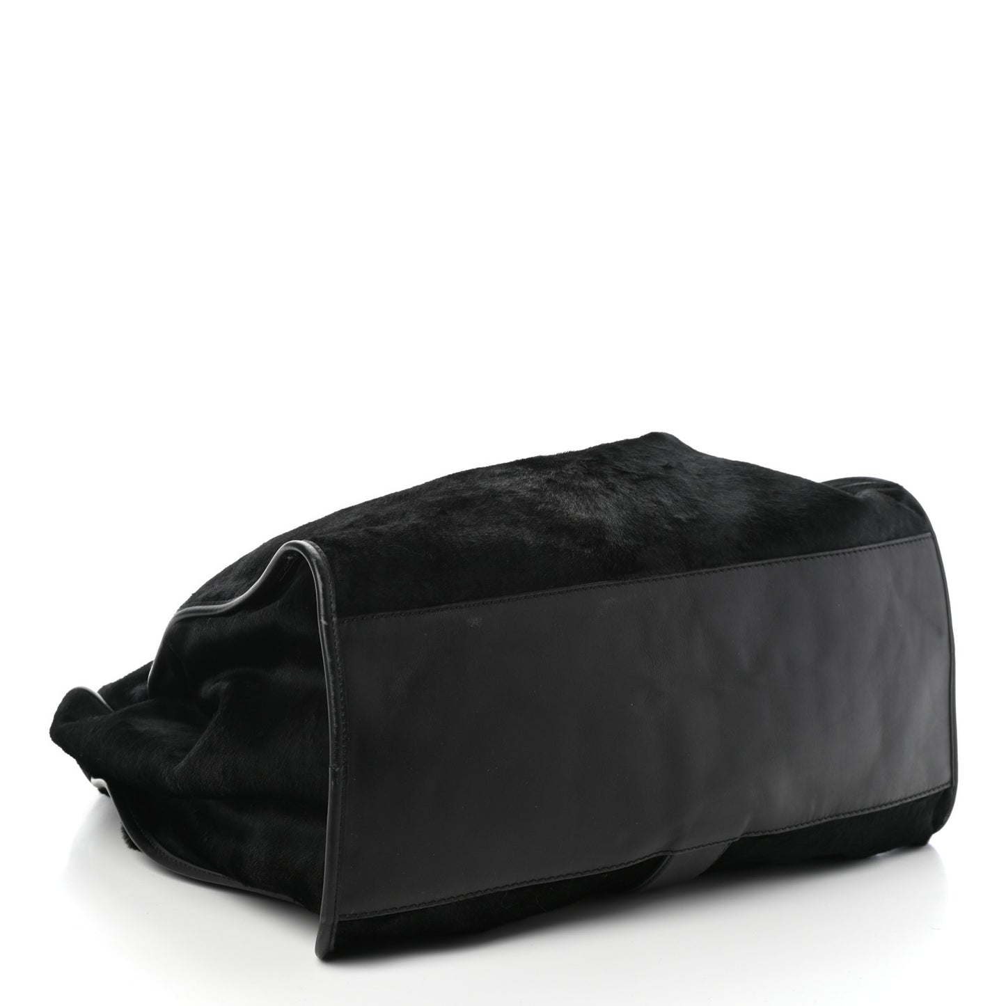 Calf Hair Large Soft Stirrup Shoulder Bag