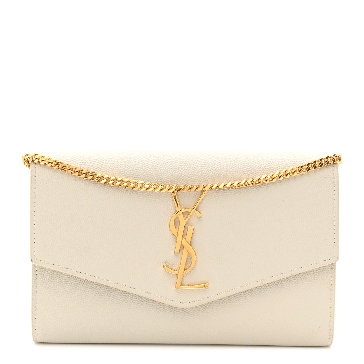 Grain De Poudre Monogram Uptown Chain Wallet Crema Soft