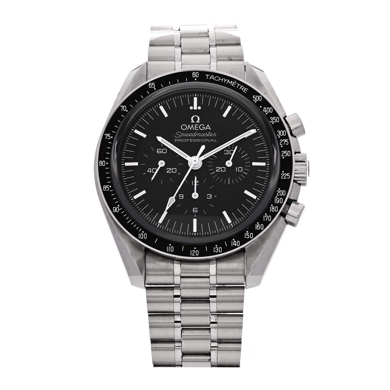 Omega Stainless Steel 42mm Speedmaster Moonwatch Professional Chronograph Manual Winding Watch Black 310.30.42.50.01.002 1 of 5