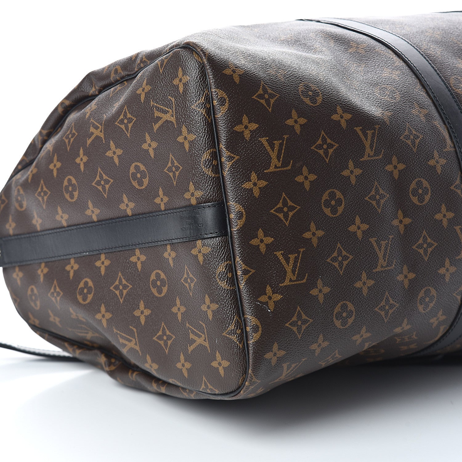 Louis Vuitton Monogram Macassar Keepall Bandouliere 55 8 of 10