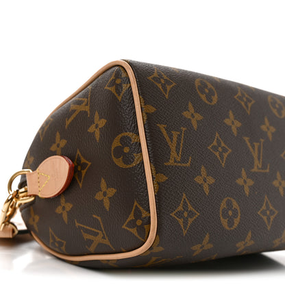 Louis Vuitton Monogram Speedy Bandouliere 20   Black 8 of 9