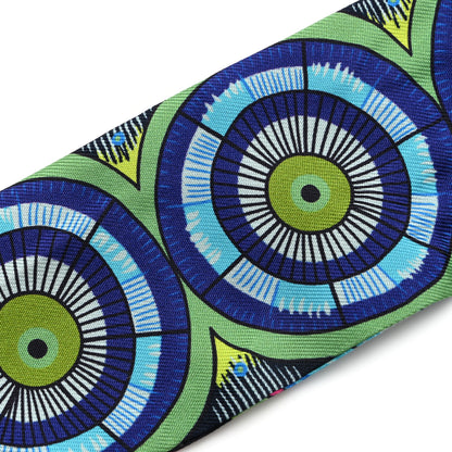 Hermes Silk The Savana Dance Twilly Rose Indien Indigo Vert 5 of 6