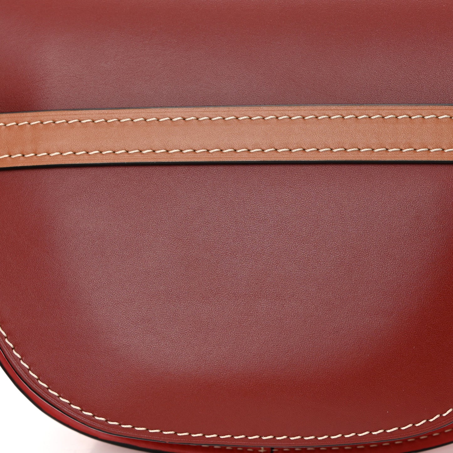 Calfskin Small Gate Crossbody Bag Garnet Pomodoro