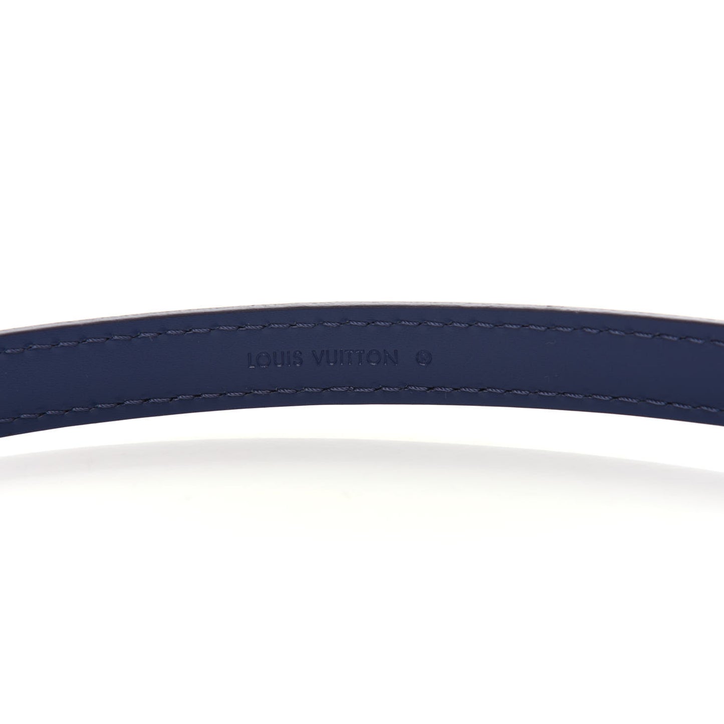 Calfskin Adjustable Keepall Bandouliere Shoulder Strap Blue