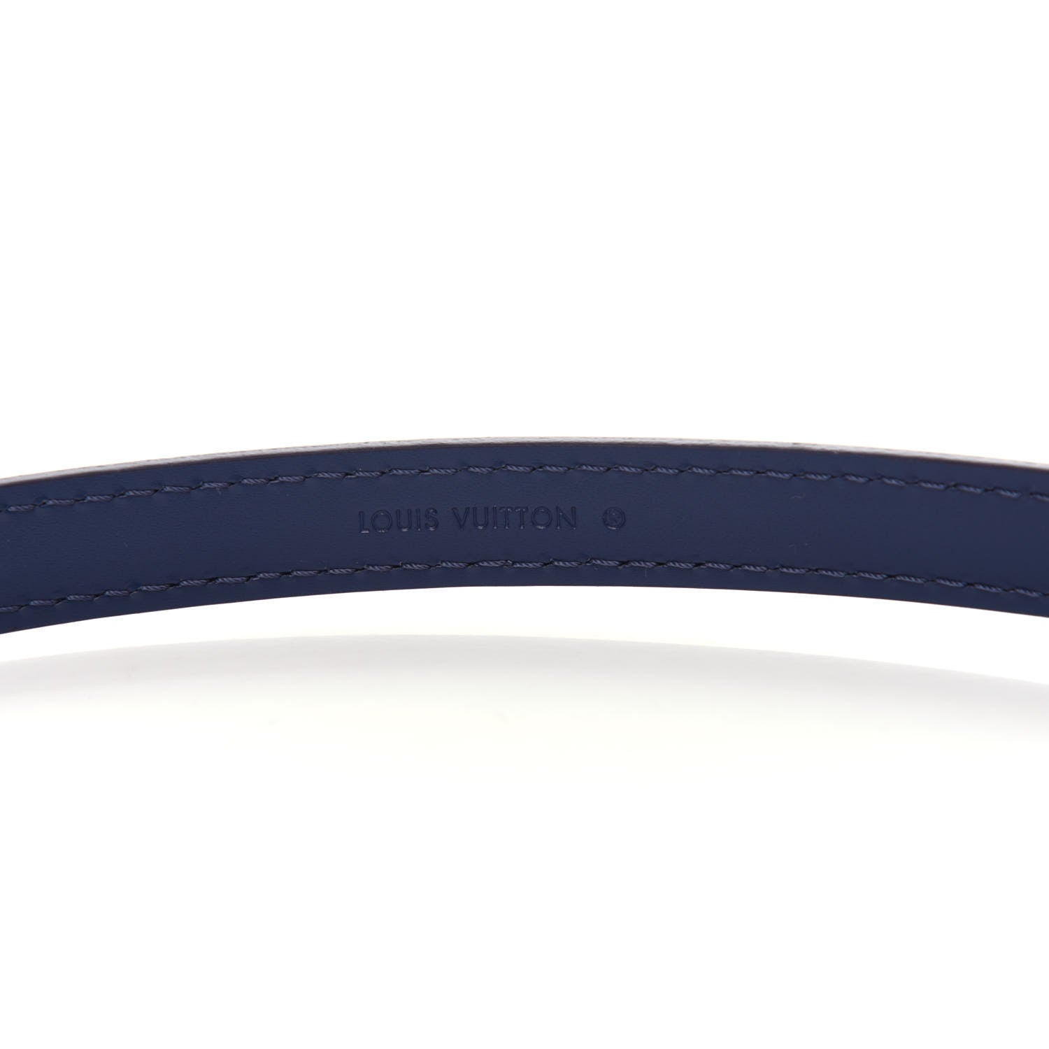 Louis Vuitton Calfskin Adjustable Keepall Bandouliere Shoulder Strap Blue 3 of 3