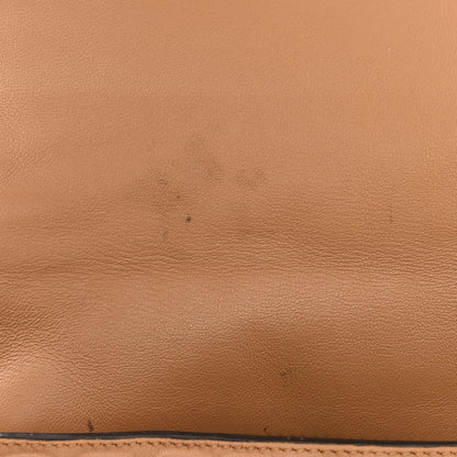 Fendi Nappa FF 1974 Embossed Baguette Miele Scuro 11 of 21