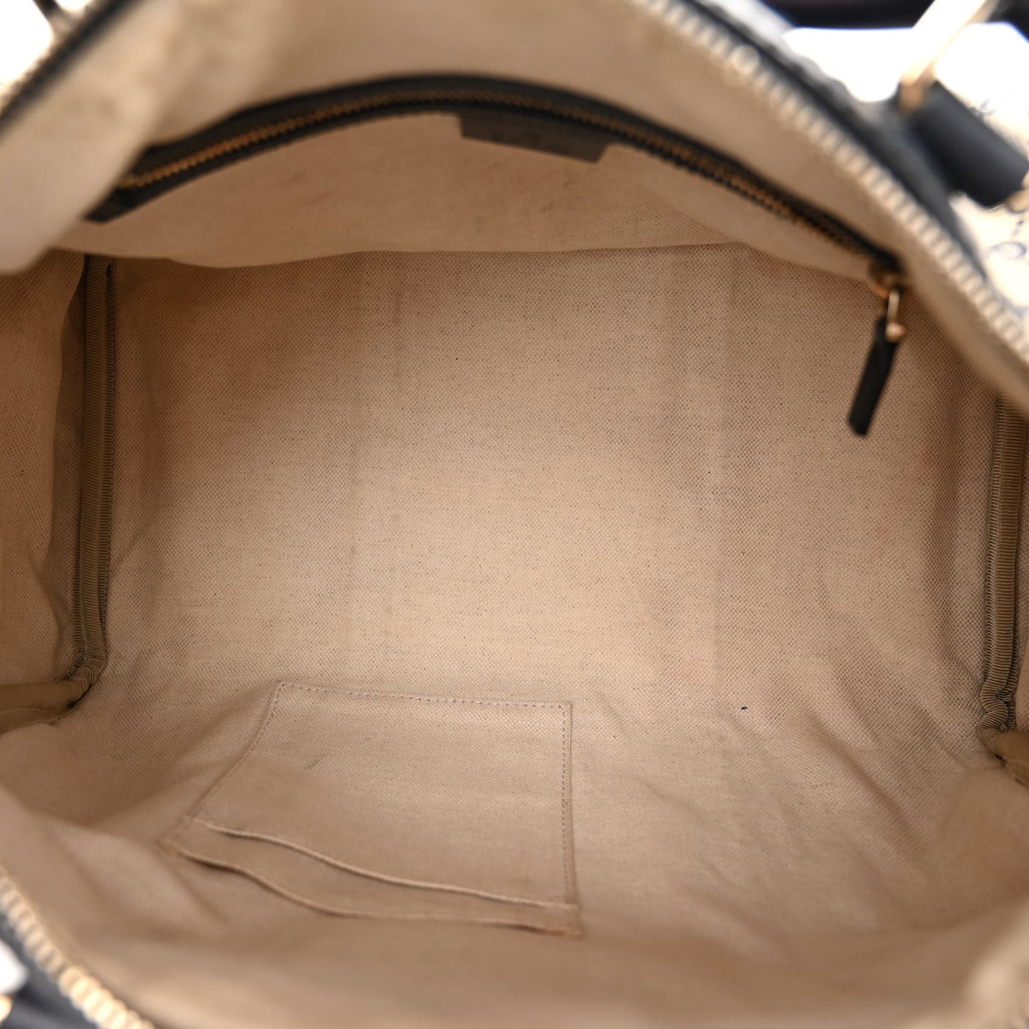 Monogram Selleria Calfskin Vintage Web Medium Boston Beige Blue