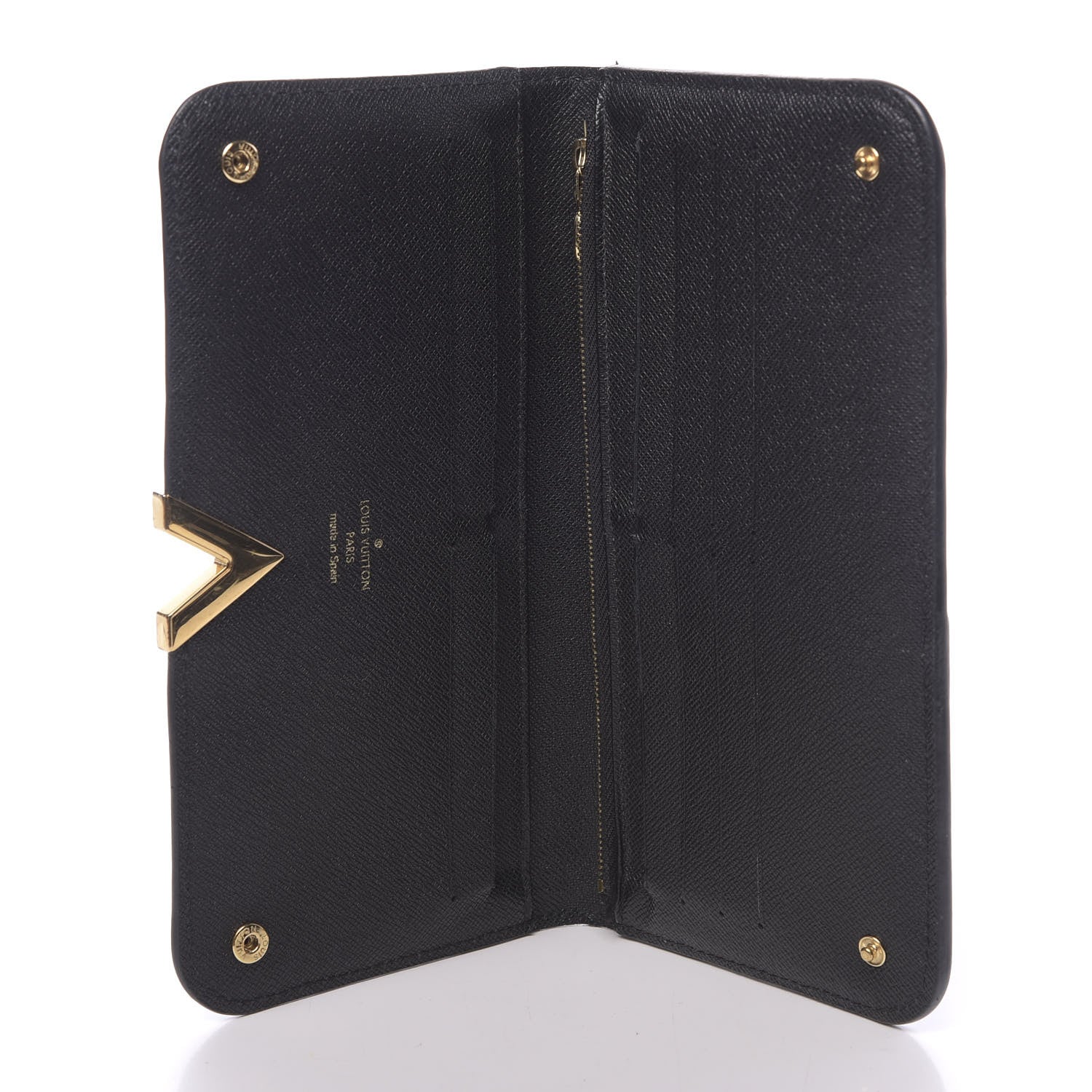 Louis Vuitton Monogram Monogram Kimono Wallet Black 5 of 12