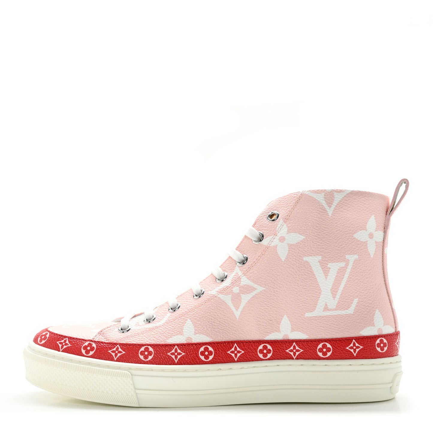 Monogram Giant Stellar Sneaker Boots 38 Rose Rouge