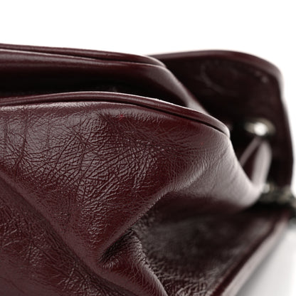 Saint Laurent Crinkled Calfskin Matelasse Monogram Medium Niki Chain Satchel Rouge Legion 11 of 13