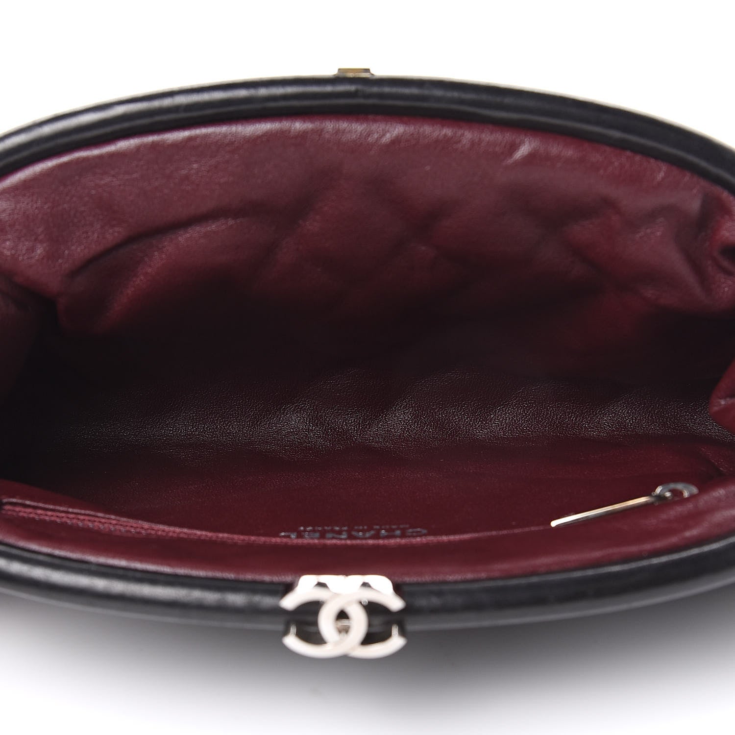 Chanel Lambskin Quilted Timeless Clutch Black 4 of 11