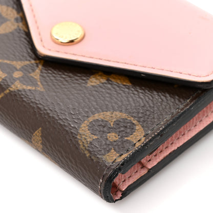 Louis Vuitton Monogram Zoe Wallet Rose Ballerine 8 of 11