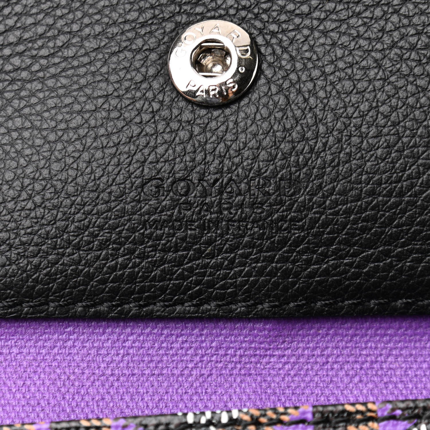 Goyard Goyardine Saint Louis Claire Voie PM Black Violet 7 of 11
