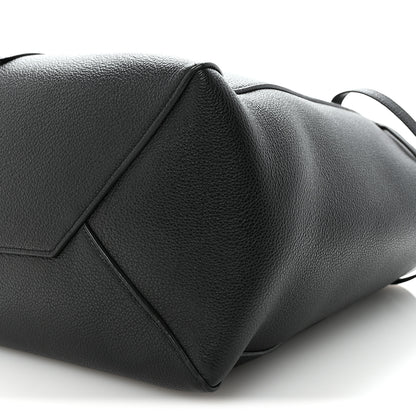 Celine Soft Grained Calfskin Small Belt Cabas Phantom Black 10 of 10