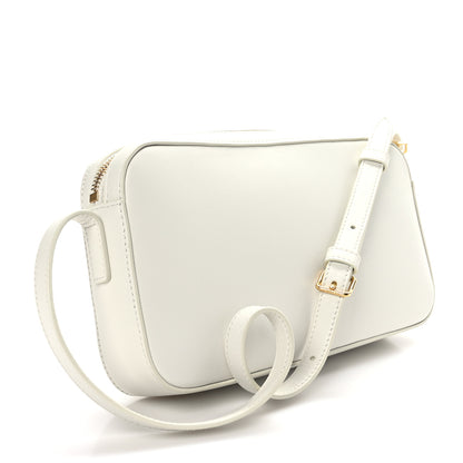 Celine Smooth Calfskin Cuir Triomphe Mini Camera Shoulder Bag White 3 of 8