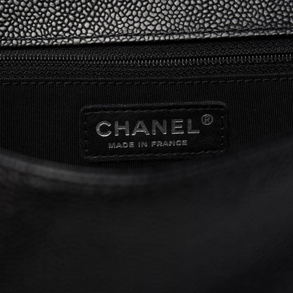 Chanel Caviar Quilted New Medium Boy Flap Black 7 of 9