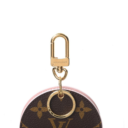 Louis Vuitton Monogram LV Mirror Bag Charm Key Holder Rose Ballerine 3 of 6