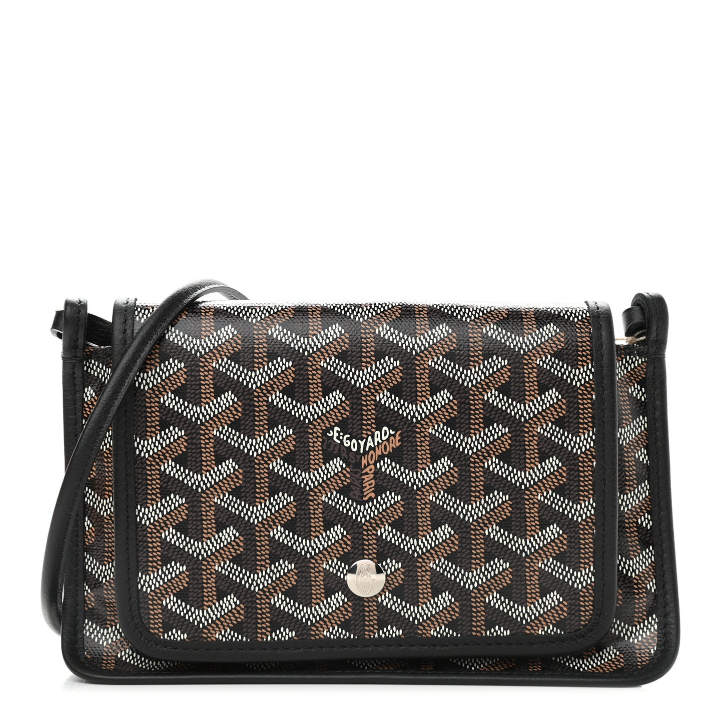 Goyardine Plumet Wallet Clutch Black