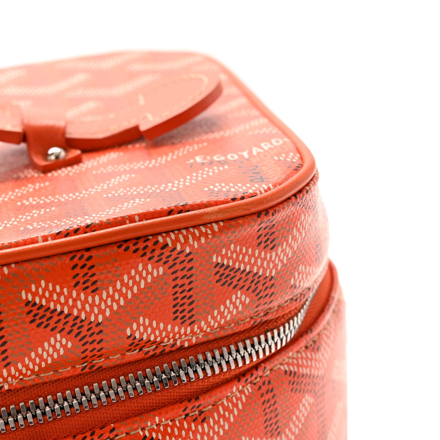 Goyardine Muse Vanity Case Orange