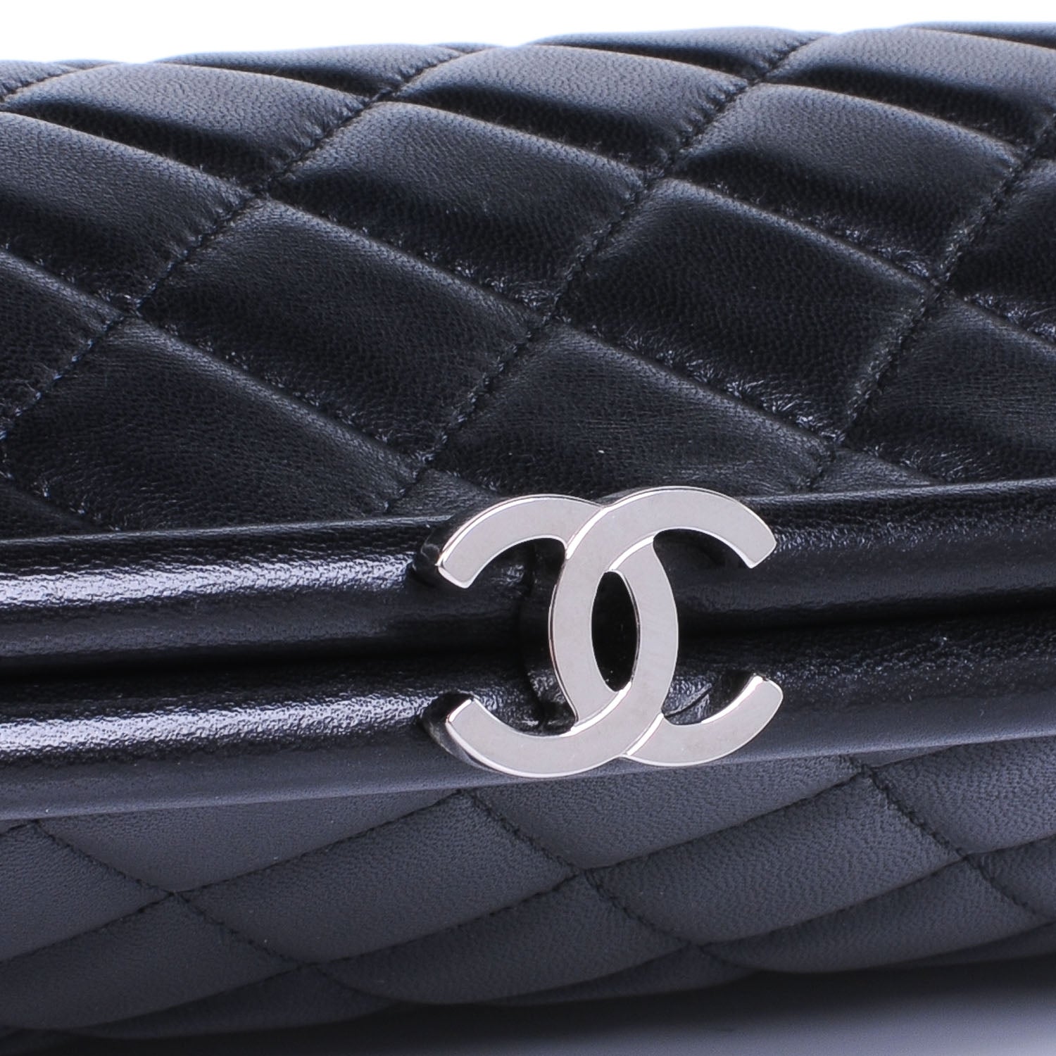 Chanel Lambskin Quilted Timeless Clutch Black 4 of 7
