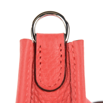 Hermes Taurillon Clemence Amazone Evelyne TPM Rouge Pivoine 3 of 14