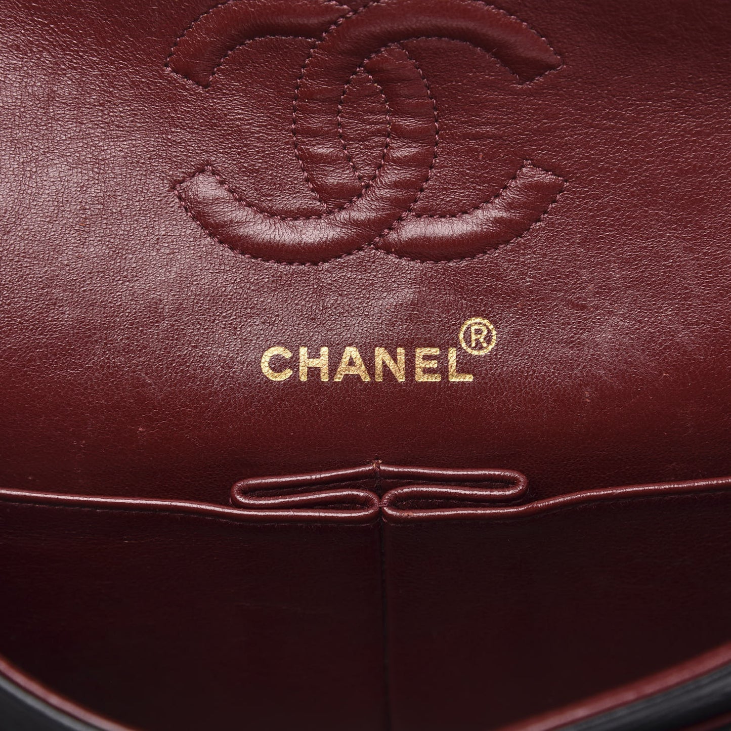 Lambskin Quilted Small Double Flap Black