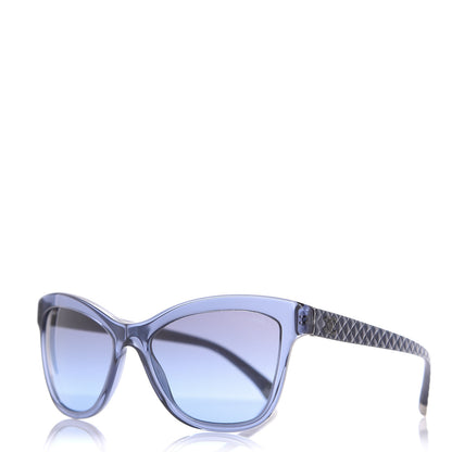 Chanel CC Cat Eye Sunglasses 5330 Blue 1 of 8