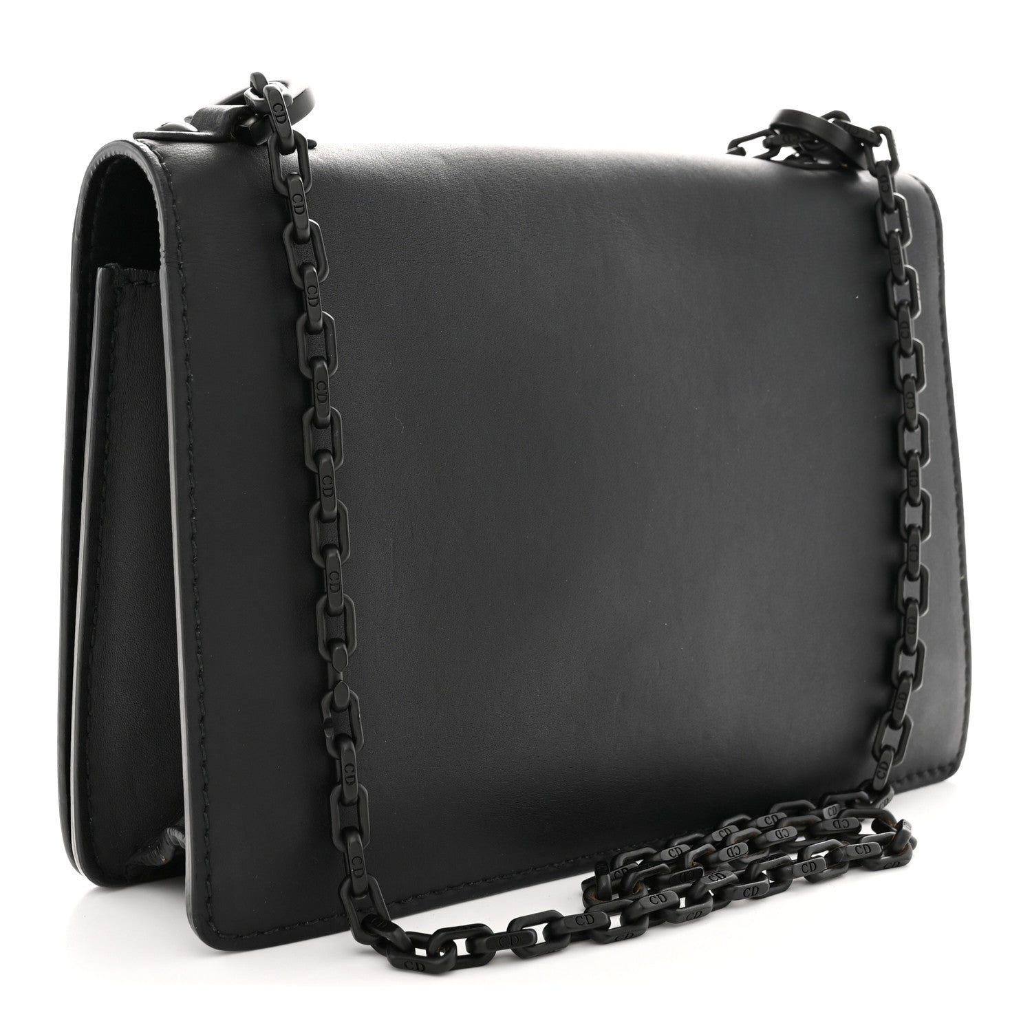 Christian Dior Ultra Matte Calfskin J'Adior Chain Flap Bag Black