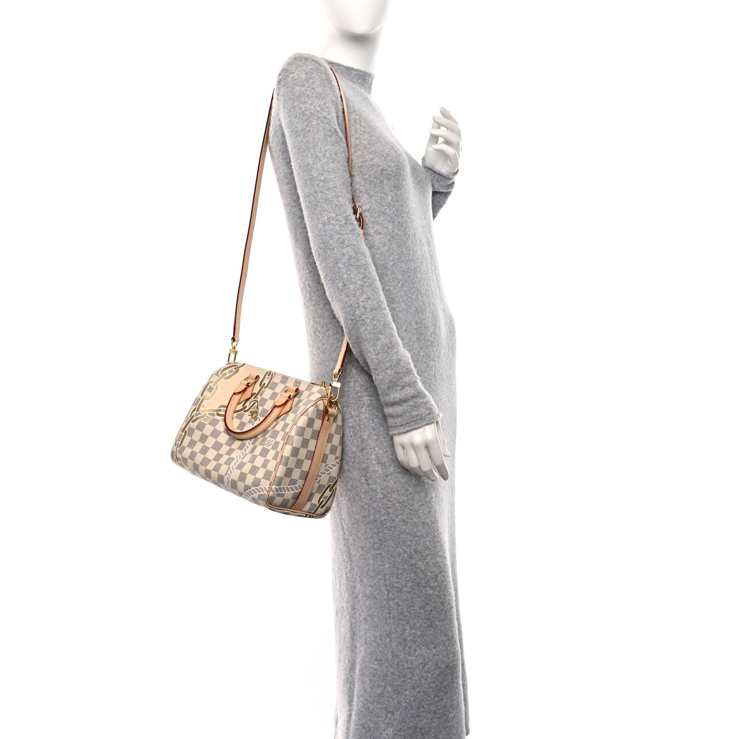 Damier Azur Nautical Speedy Bandouliere 25