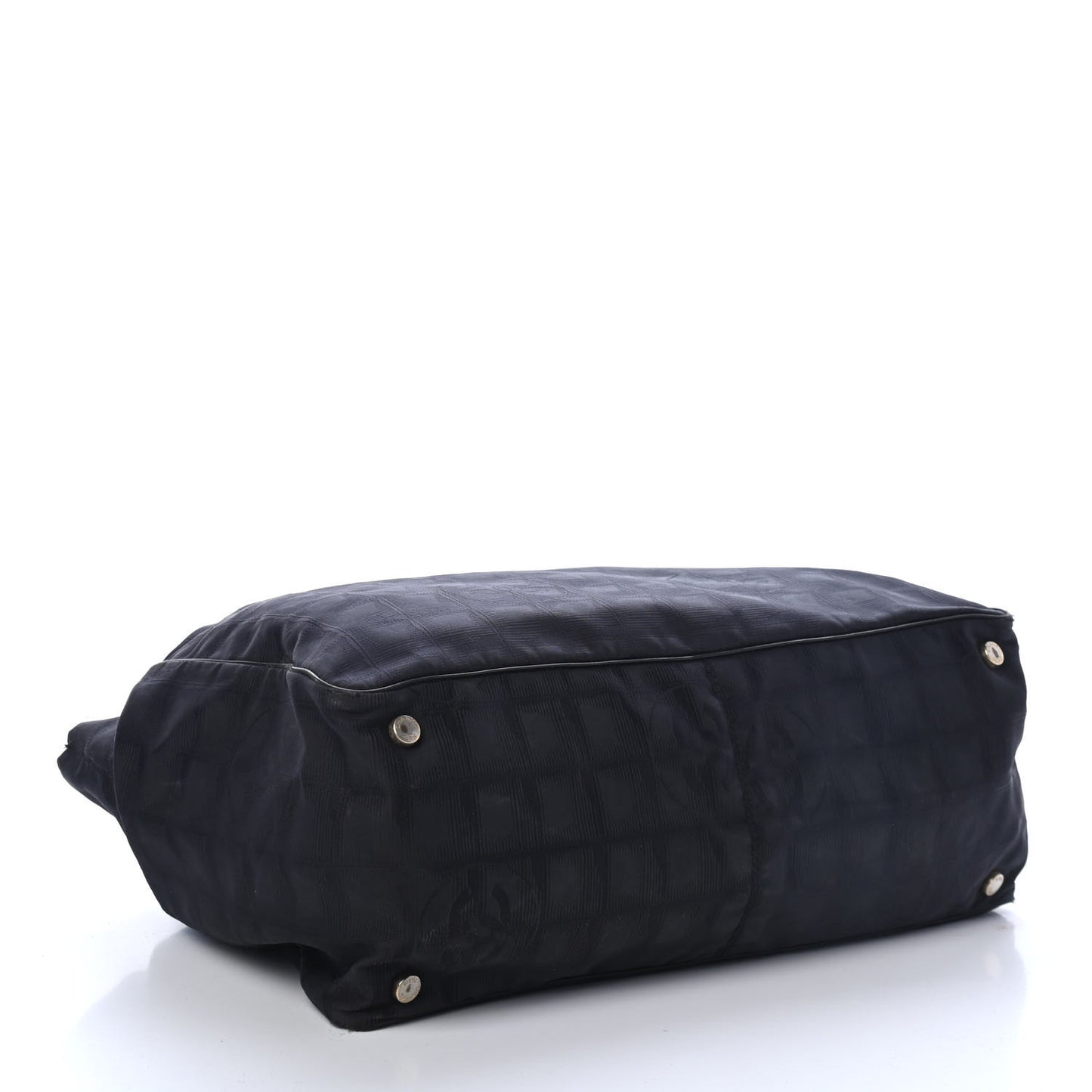 Nylon Medium Travel Tote Black