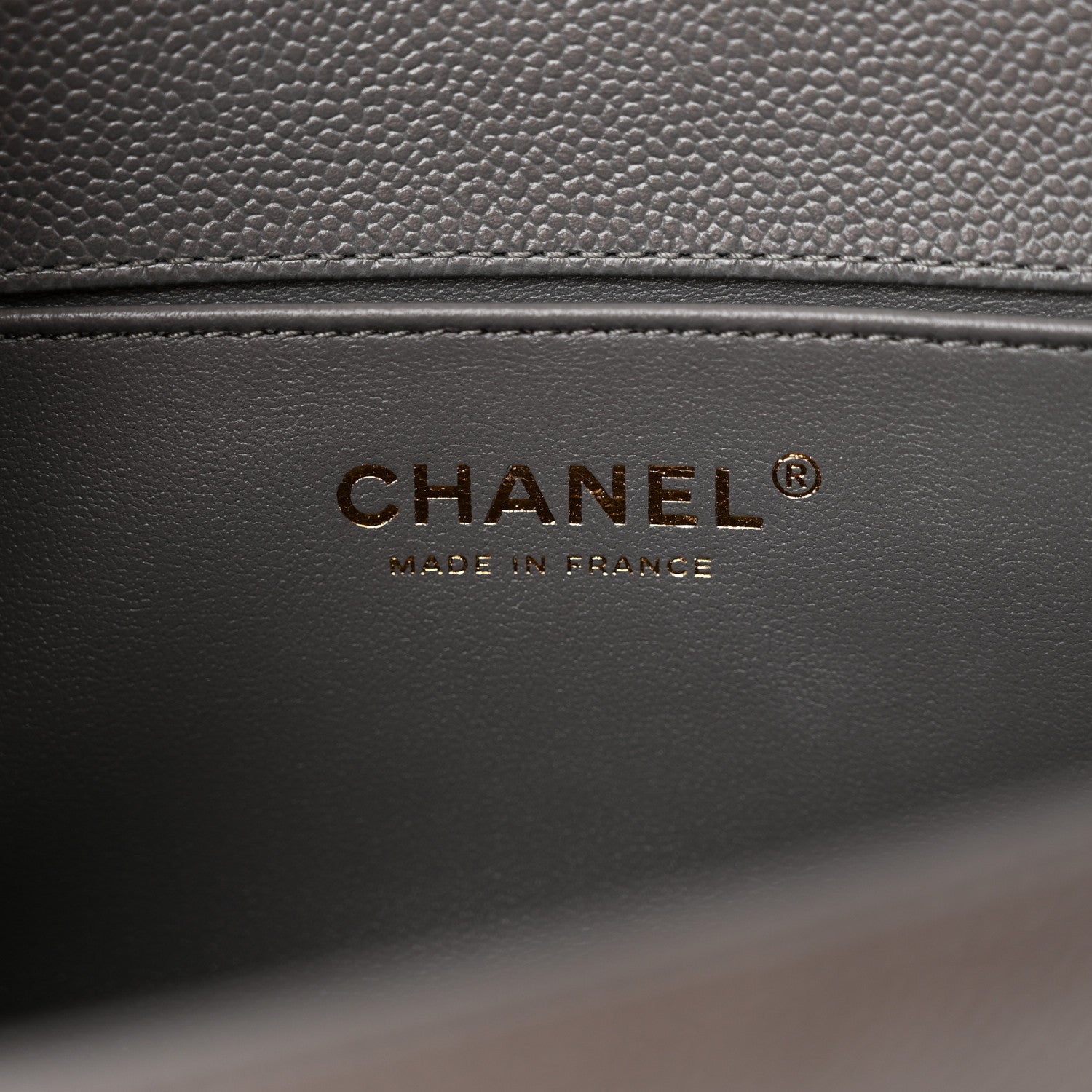 Chanel Caviar Quilted Medium Boy Flap Grey 6 of 10