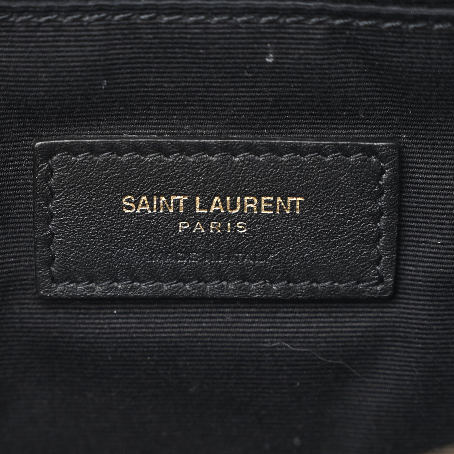 Saint Laurent Grain De Poudre Monogram Belt Bag Black 6 of 10