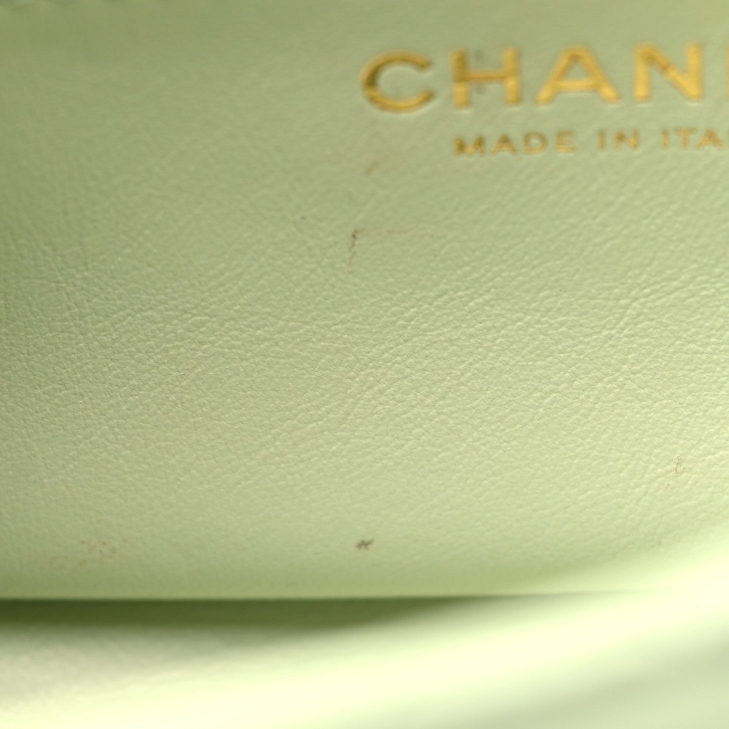 Chanel Lambskin Quilted Mini Pearl Crush Flap Light Green 11 of 12