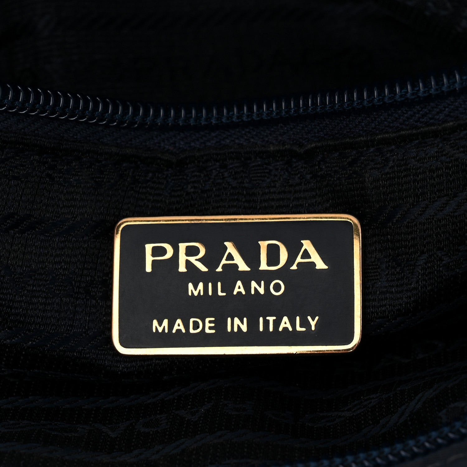 Prada Nylon Tessuto Quilted Shoulder Bag Blue 6 of 9